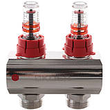 Колекторний блок із витратомірами Koer KR.1110-09 1"x9 ways (KR2646), фото 3