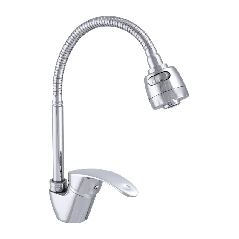 Змішувач для кухні Zerix YUB 135 з рефлективним виливом (ZX2948), фото 1