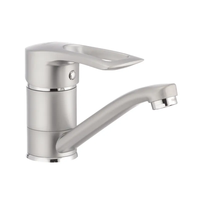 Змішувач для умивальника Haiba Hansberg 004 (злив 15 см) матовий (HB0188), фото 1