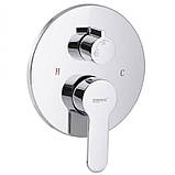 Вбудована душова система зі змішувачем і тропік. душем Zerix LR2403-2 (LL1210), фото 3