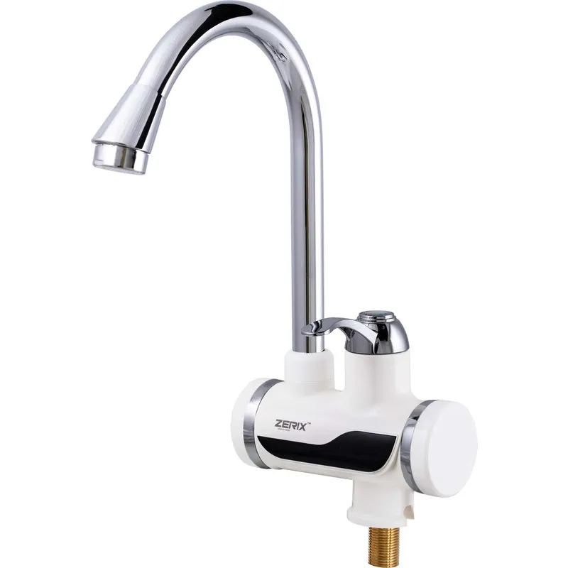 Проточний водонагрівач Zerix ELW02-E (з індик. темп.) (ZX0448), фото 1