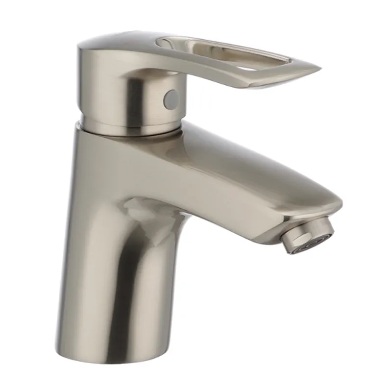 Змішувач для умивальника Haiba Hansberg 001 неіржавка сталь (HB0170), фото 1