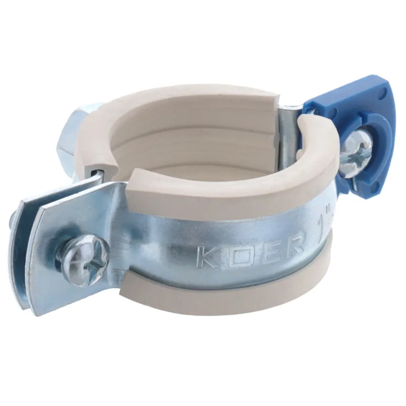 Хомут трубний оцинкований Koer KCB.10.G 1" (32-36) сірий (KR2786), фото 1