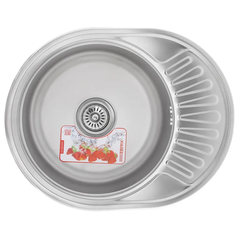 Мийка кухонна Zerix Z5745-08-180D (decor) (ZX1593), фото 1