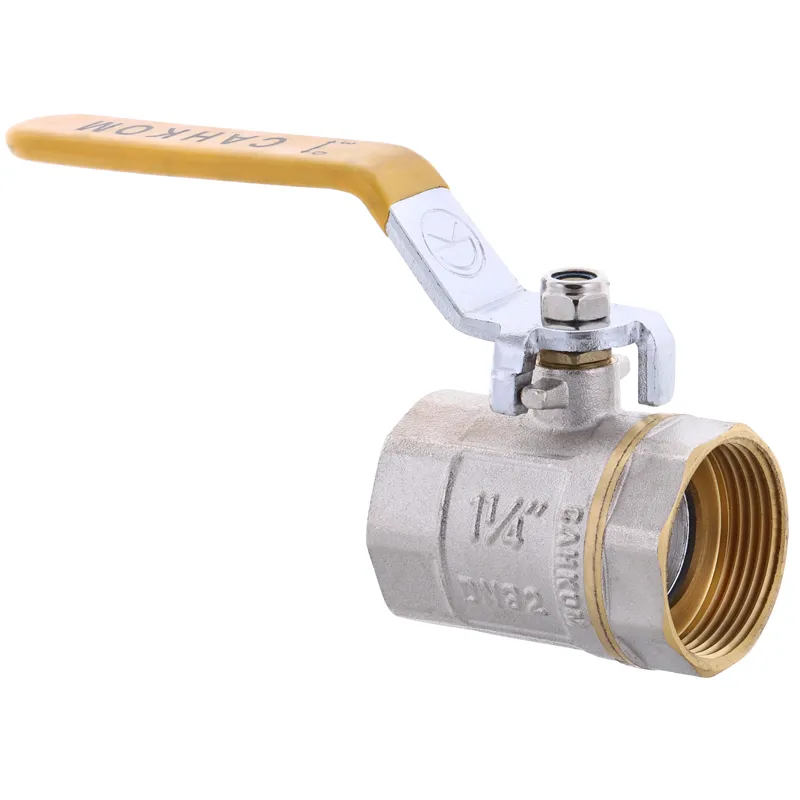 Кран кульовий СК 1 1/4" ГГВ YELLOW ART.602 (WP0062), фото 1