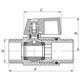 Кран "мини" 1/2" ШШБ Koer KR.402 (KR0157), фото 2