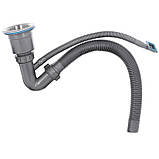 Мийка кухонна Zerix Z510-08-180E (Satin) (ZX1586), фото 2