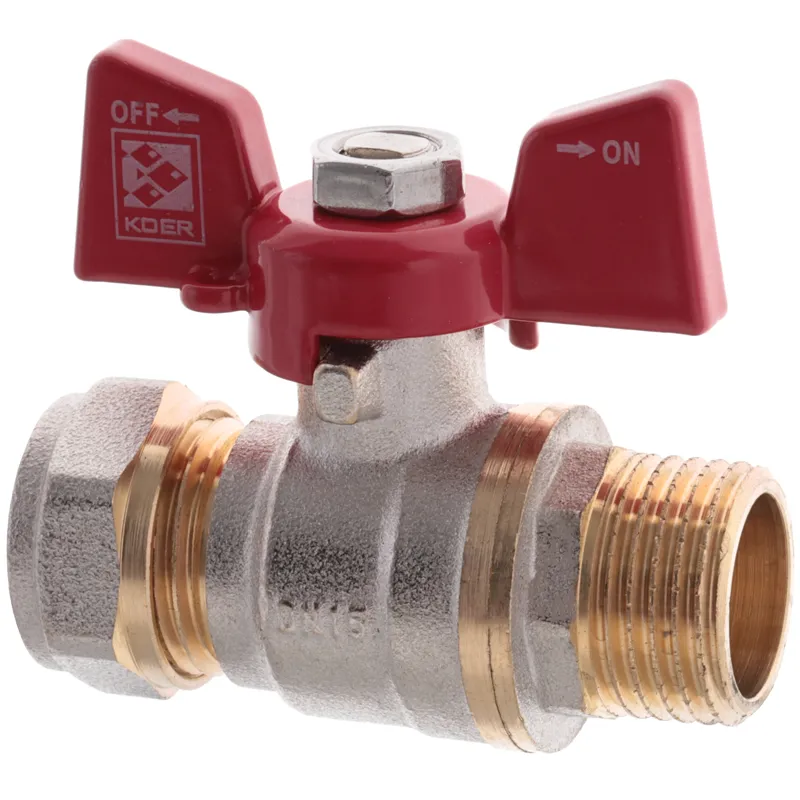 Кран кульовий Koer Wing 16x1/2M (KR.351) (LL1656), фото 1