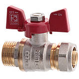 Кран кульовий Koer Wing 16x1/2M (KR.351) (LL1656), фото 3