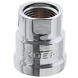 Муфта редукційна 1/2"x3/8" (хром) Koer KF.C0406.chr (KF0121), фото 3