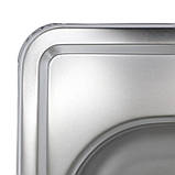 Мийка кухонна Zerix Z4848-06-160E (Satin) (ZM0557), фото 4