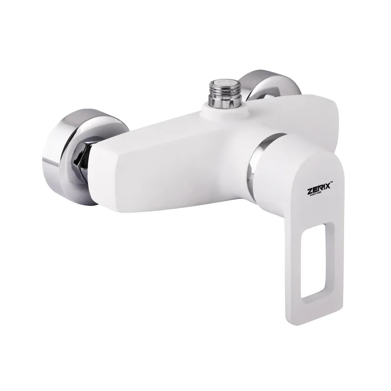 Змішувач для душу Zerix Z2030-7 White (ZX0358), фото 1