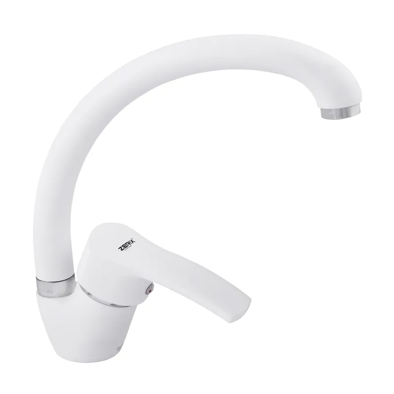 Змішувач для кухні Zerix YUB 279 білий (ZX2763), фото 1