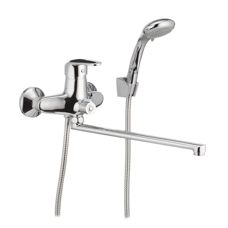 Змішувач для ванни Cron Magic 006 (чорна ручка) (CR0114), фото 1