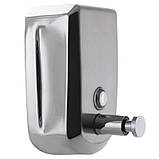 Дозатор для рідкого мила настінний Zerix LR404 (ZX2716), фото 2