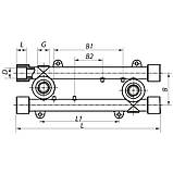Планка монтажна прохідний 20x1/2F Koer K0128.PRO (KP0154), фото 2
