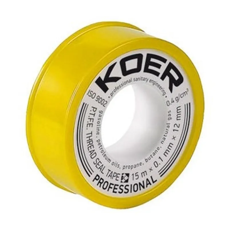 ФУМ лента для газа Koer ST-02 15M*0.1mm*12mm (KR0120), фото 1