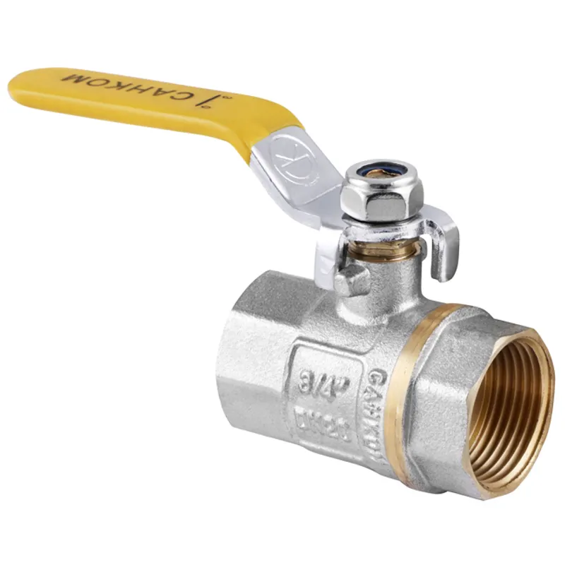 Кран кульовий СК 3/4" ГГВ YELLOW art. 602 (WP0087), фото 1
