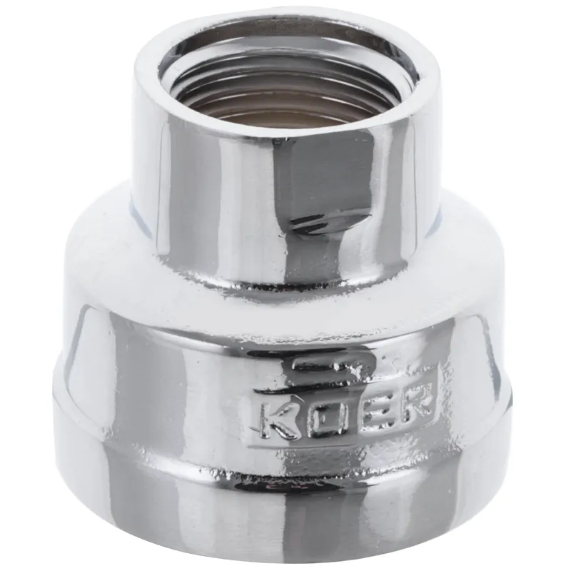 Муфта редукційна 1/2"х1" (хром) Koer KF.C0610.chr (KF0119), фото 1