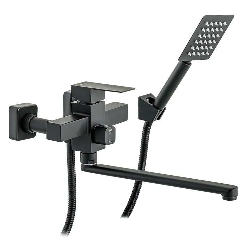 Змішувач для ванни Mixxus KUB-006 чорний (з неірж. сталі) (MI2811), фото 1