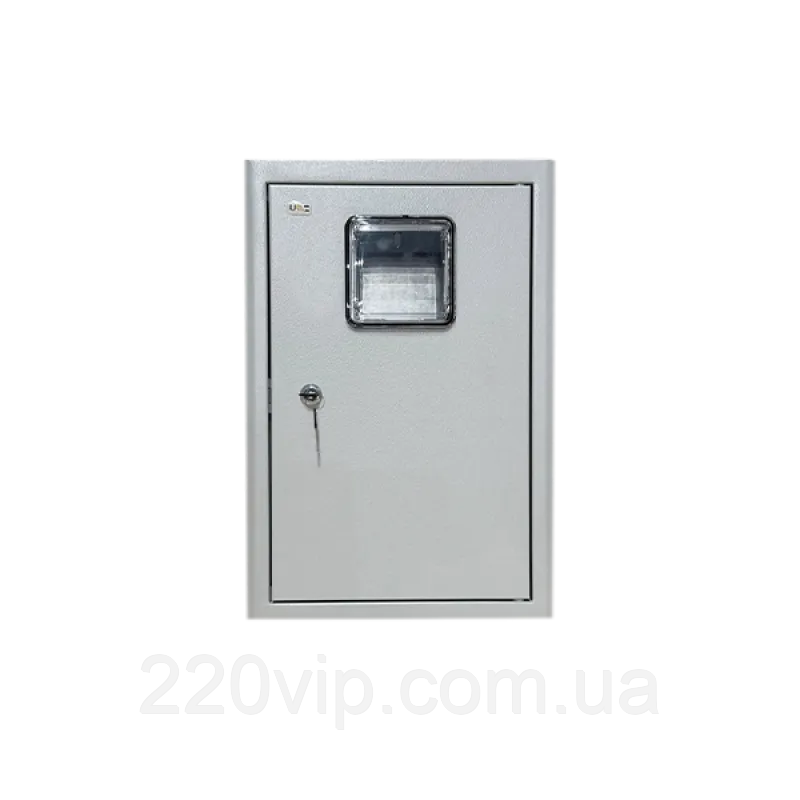 Щит для 1ф лічильника та 9 автоматів ЩОРв-1/9 UEC, SKM24-V-1-09-31-U, внутрішній, металевий бокс, фото 1