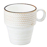 Чашка порцелянова 350 мл для кави чаю Біла HP23384