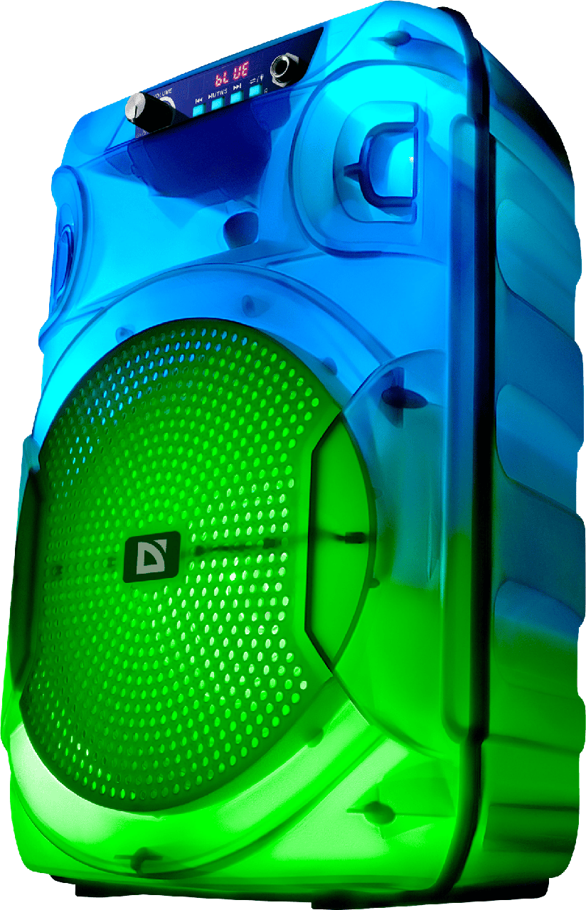 Портативна бездротова акустика DEFENDER Boomer 12 15W (65412) з підсвіткою, фото 1