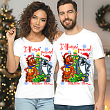 Футболки для родини з новорічним принтом "Рік коня 2026" Family Look, фото 10