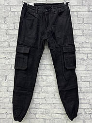 Чоловічі утеплені коттонові джогери у великому розмірі