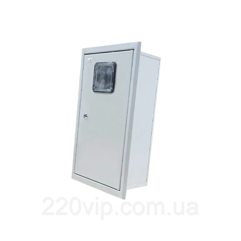 Щит для 3ф лічильника та 12 автоматів ЩОРв-1/12 UEC, SKM24-V-3-12-31-U, внутрішній, металевий бокс, фото 1