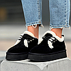 Черевики жіночі уггі короткі замшеві чорні (UG80-2), фото 2