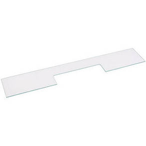 Полиця над ящиком для овочів у холодильник Whirlpool C00523381 (скляна) 610x108mm, фото 2