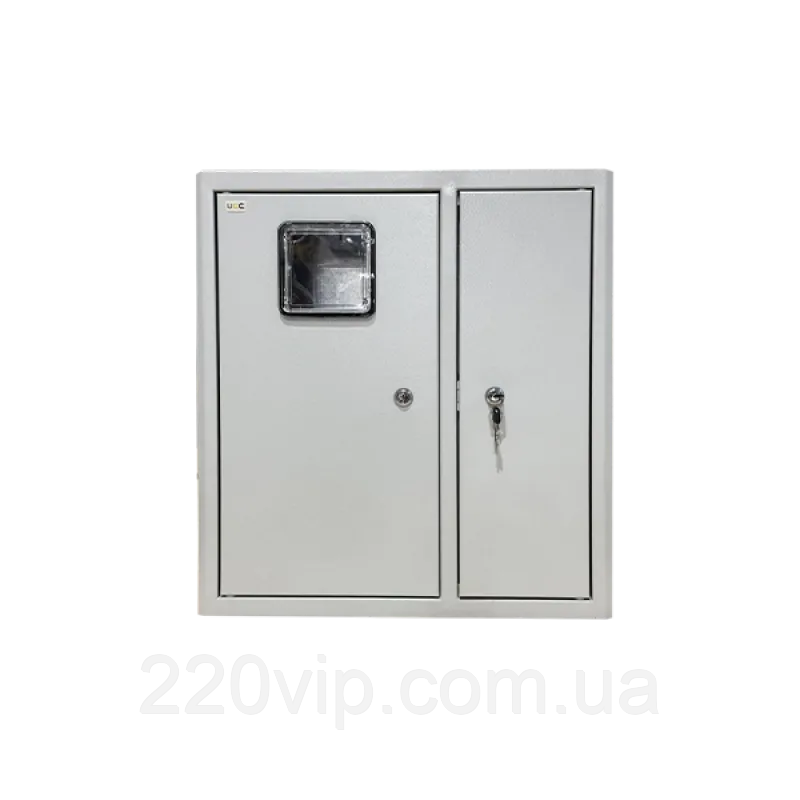 Щит для 3ф лічильника та 30 автоматів ЩОРв-3/30 UEC, SKM24-V-3-30-31-U, внутрішній, металевий бокс, фото 1