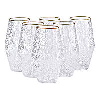 Набір з 6 склянок, 600 мл, для лимонаду, води, соку та коктейлів HP-16-2
