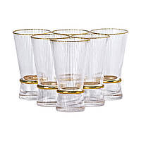 Набір з 6 склянок, 400 мл, для лимонаду, води, соку та коктейлів HP-16-9