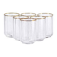 Набір з 6 склянок, 450 мл, для лимонаду, води, соку та коктейлів HP-16-11