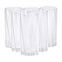 Набір з 6 високих склянок, 500 мл, для лимонаду, води, соку та коктейлів HP-16-17