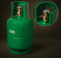 Балон побутовий 12 л Туристичний газовий балон для кемпінгу Невеликий газовий балон для дому "JANSVARKA"