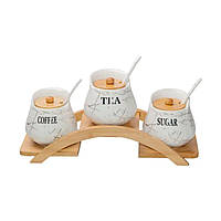 Набір банок для чаю та кави об'ємом 500 мл HP-1214