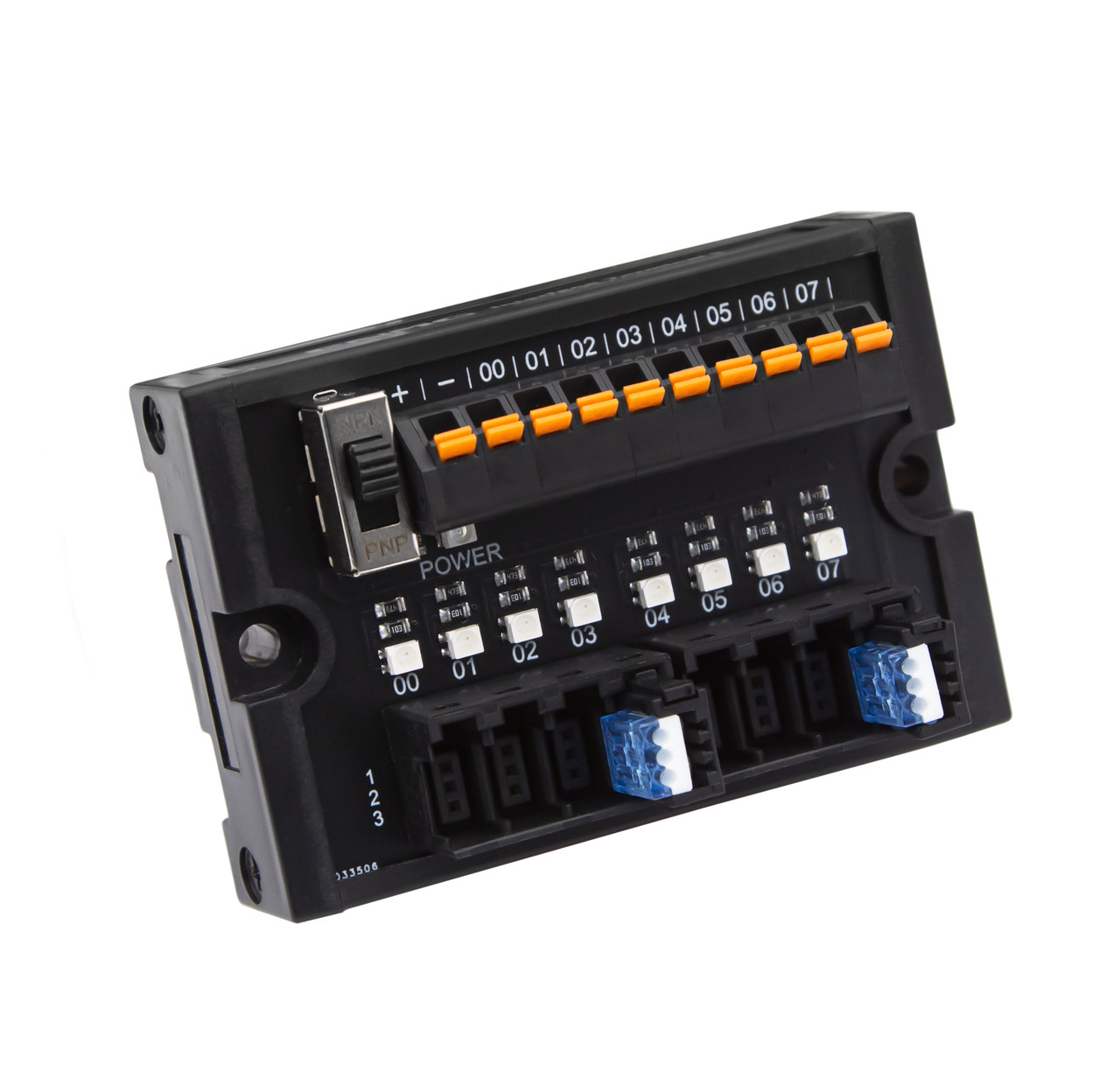 Клемний блок датчика ESTB-08M-3, розподільник сигналів датчиків, 8 каналів