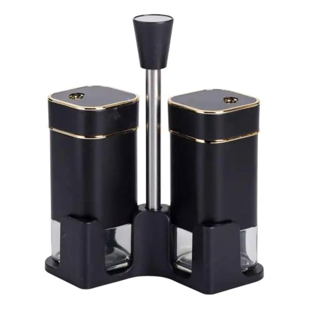 Набір для спецій на підставці 2 баночки для солі та перцю по 120 мл HP-1305