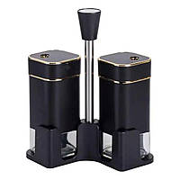 Набір для спецій на підставці 2 баночки для солі та перцю по 120 мл HP-1305