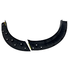 Арка крила задня комплект 2 шт. крило+дверь (чорна глянсова) L Nissan Ariya, Нісан Арія