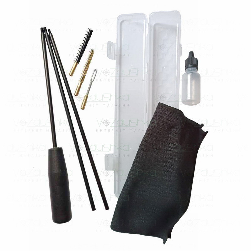 Шомпол сталевий вонорований розбірний для АК 74 (5.45 мм) 2 йорша вішер + пенал