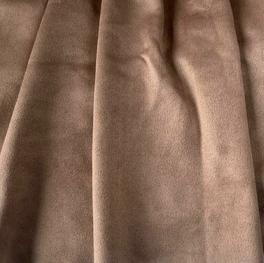 Штучна двостороння замша для блокнотів 25*48см світло-коричневий колір ZMS007, фото 1