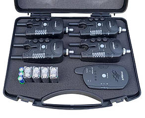 Набір сигналізаторів клювання 4+1 Obsidian Aifeima FA-28 Антизлодій