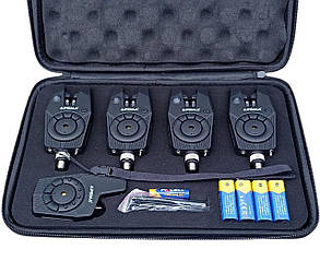 Набір сигналізаторів клювання 4+1 Aifeima FA-1688 з бічними фіксаторами