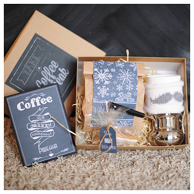 Подарунковий набір "Кавовий Chalkboard"