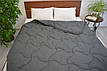Ковдра Конопляна, Зимова, покриття Бязь Графіт, фото 4