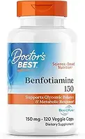 Бенфотіамін, Doctor's Best, 150 мг, 120 капсул. Зроблено в США.